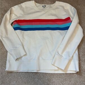 J. Crew Factory Striped Sweatshirt